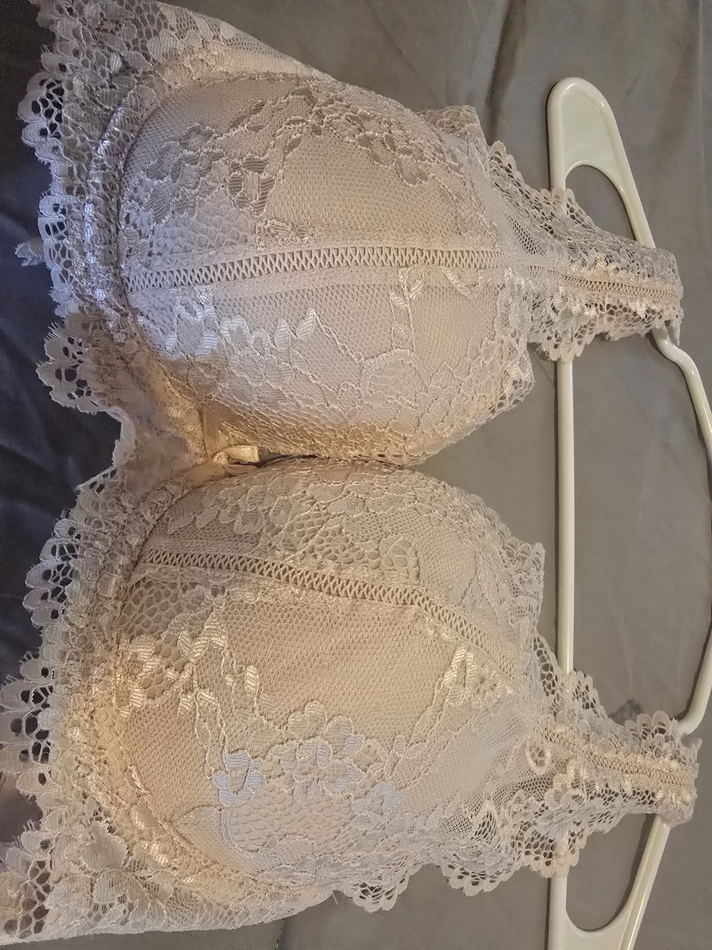 Lace Underwire Bra - Nude/Blush